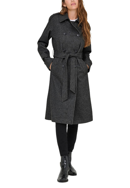 Only Cappotto Donna Only ONLASTA TRENCHCOAT OTW grey  grey