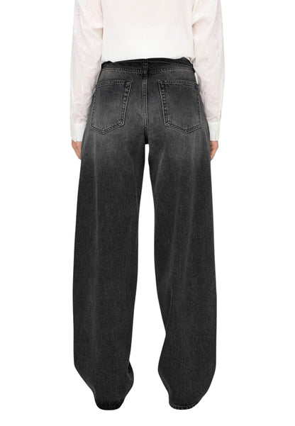 Only Jeans Donna Only ONLGIANNA MW STRAIGHT DNM DOT980 NOOS black  black