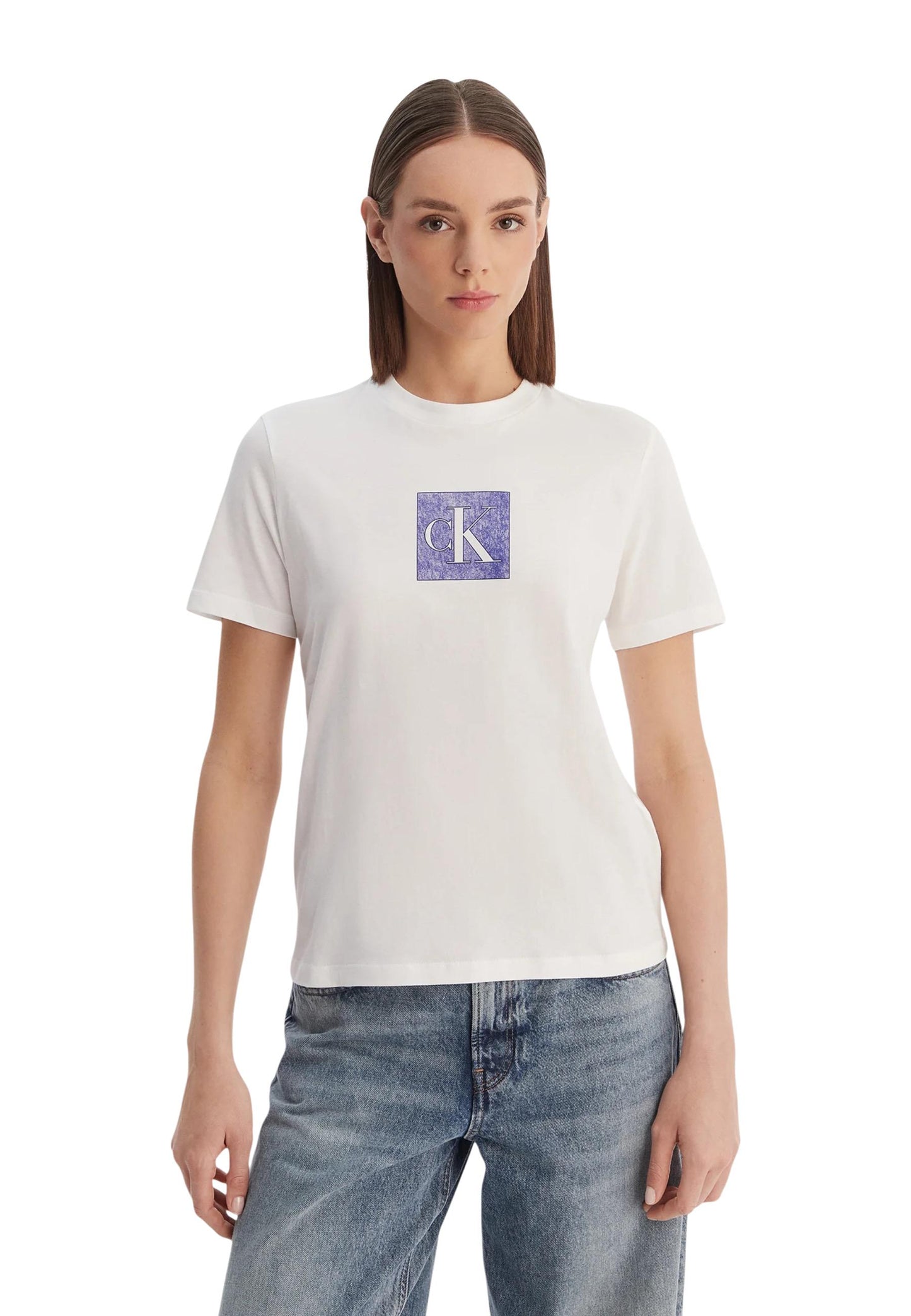 Calvin Klein Jeans T-Shirt Donna Calvin Klein Jeans  white  white