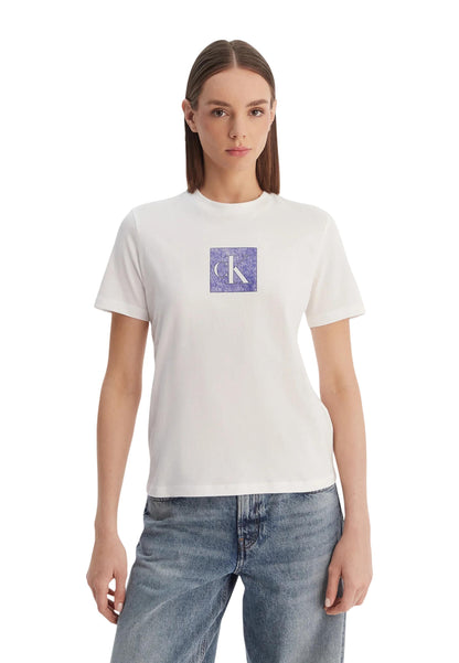 Calvin Klein Jeans T-Shirt Donna Calvin Klein Jeans  white  white