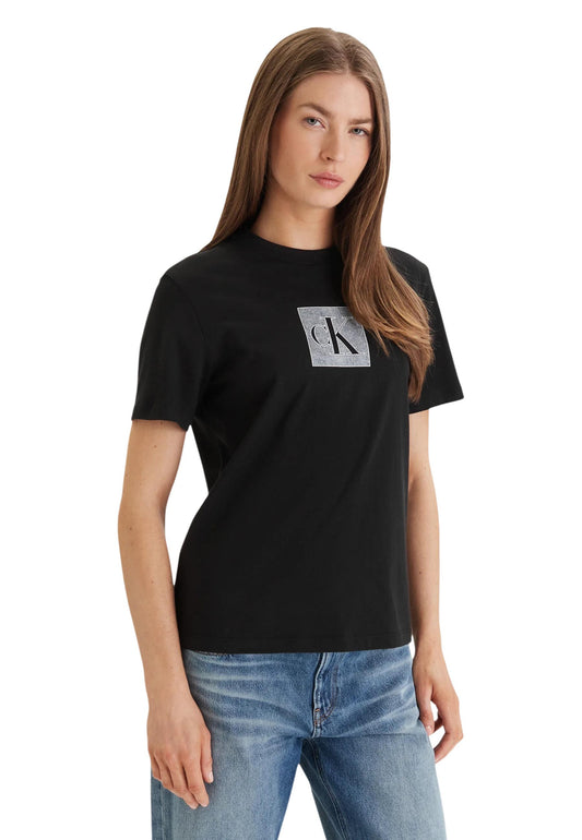 Calvin Klein Jeans T-Shirt Donna Calvin Klein Jeans  black  black