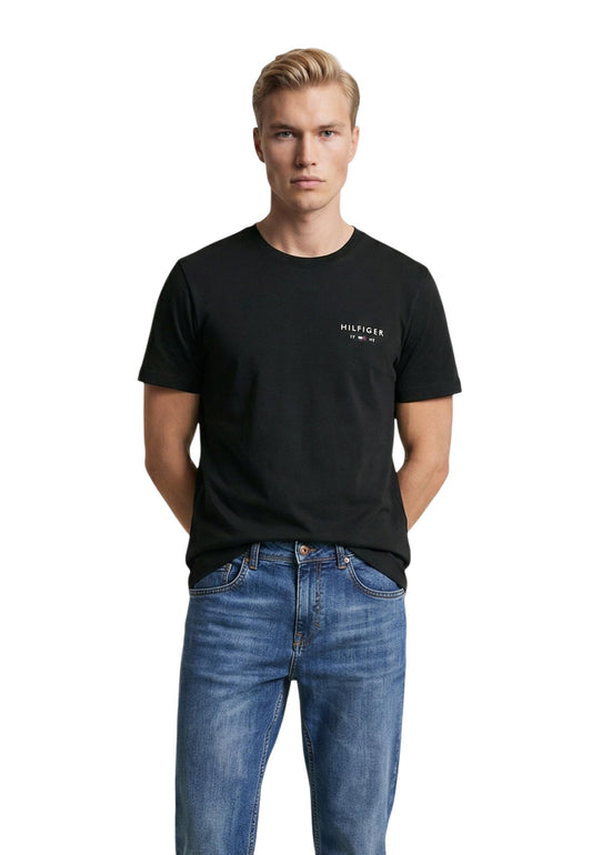 Tommy Hilfiger Jeans T-Shirt Uomo Tommy Hilfiger Jeans BRAND LOVE SMALL HIL black  black