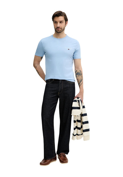 Tommy Hilfiger Jeans T-Shirt Uomo Tommy Hilfiger Jeans BRAND LOVE SMALL HIL light blue  light blue