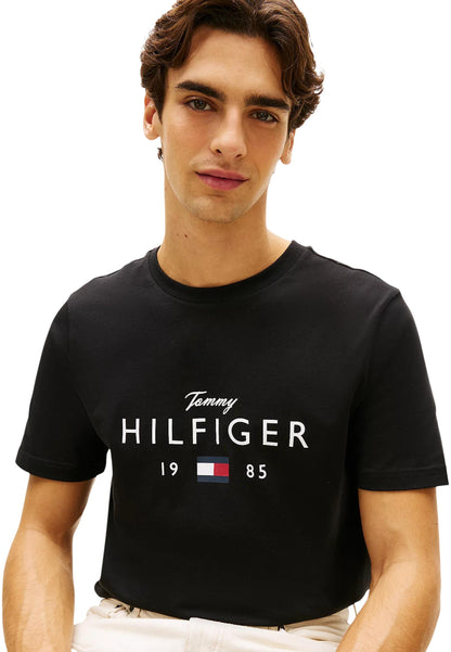 Tommy Hilfiger Jeans T-Shirt Uomo Tommy Hilfiger Jeans BRAND LOVE BIG HILFI black  black