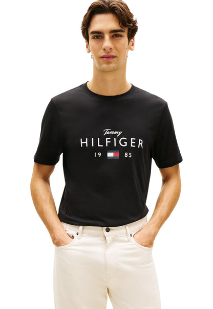 Tommy Hilfiger Jeans T-Shirt Uomo Tommy Hilfiger Jeans BRAND LOVE BIG HILFI black  black