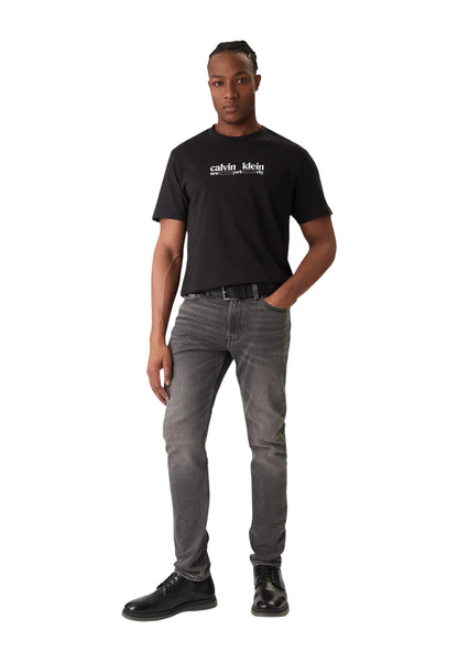 Calvin Klein Jeans T-Shirt Uomo Calvin Klein Jeans SS 30S WHSL CK NYC black  black
