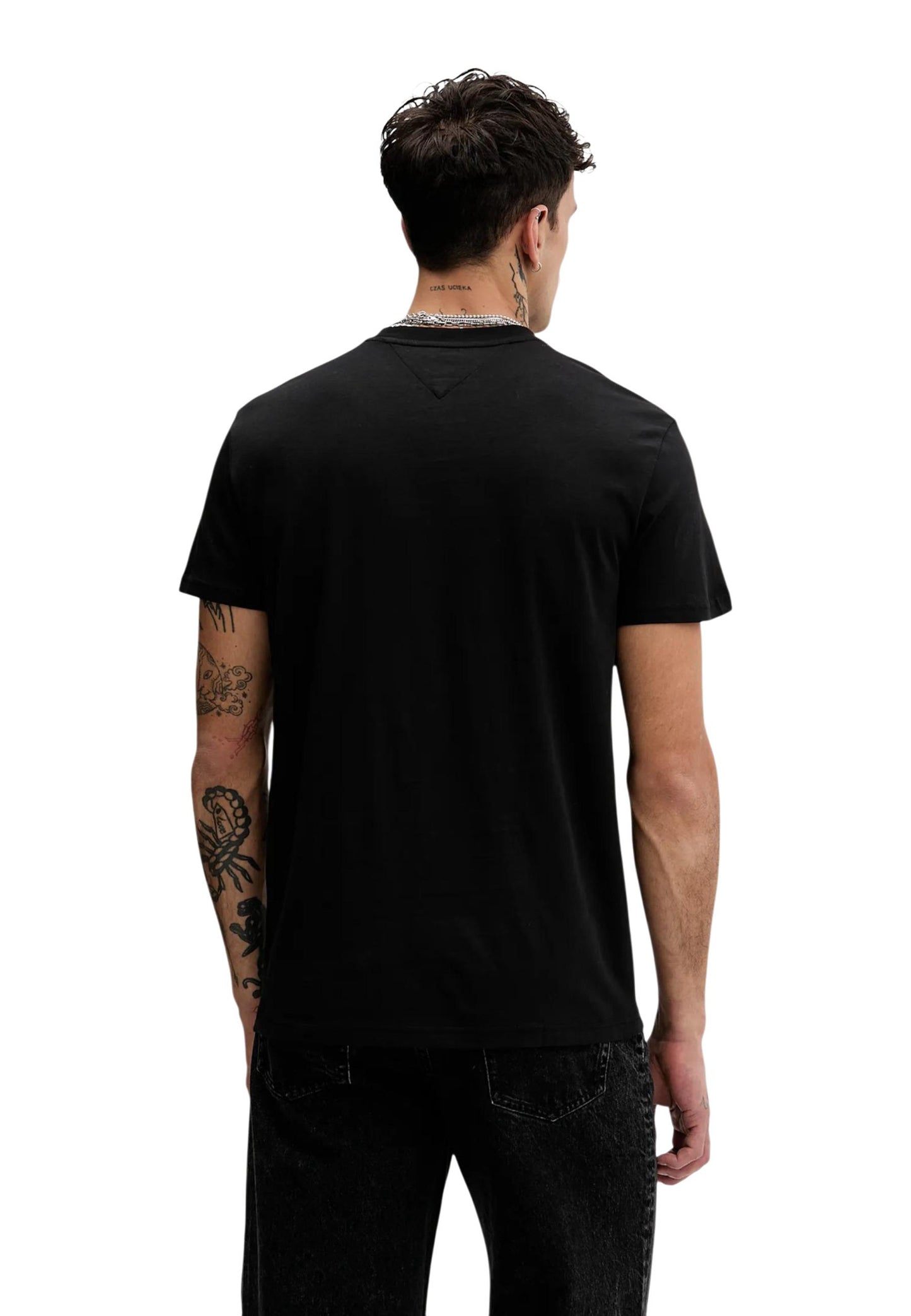 Tommy Hilfiger Jeans T-Shirt Uomo Tommy Hilfiger Jeans TJM REG BILLS FONT black  black