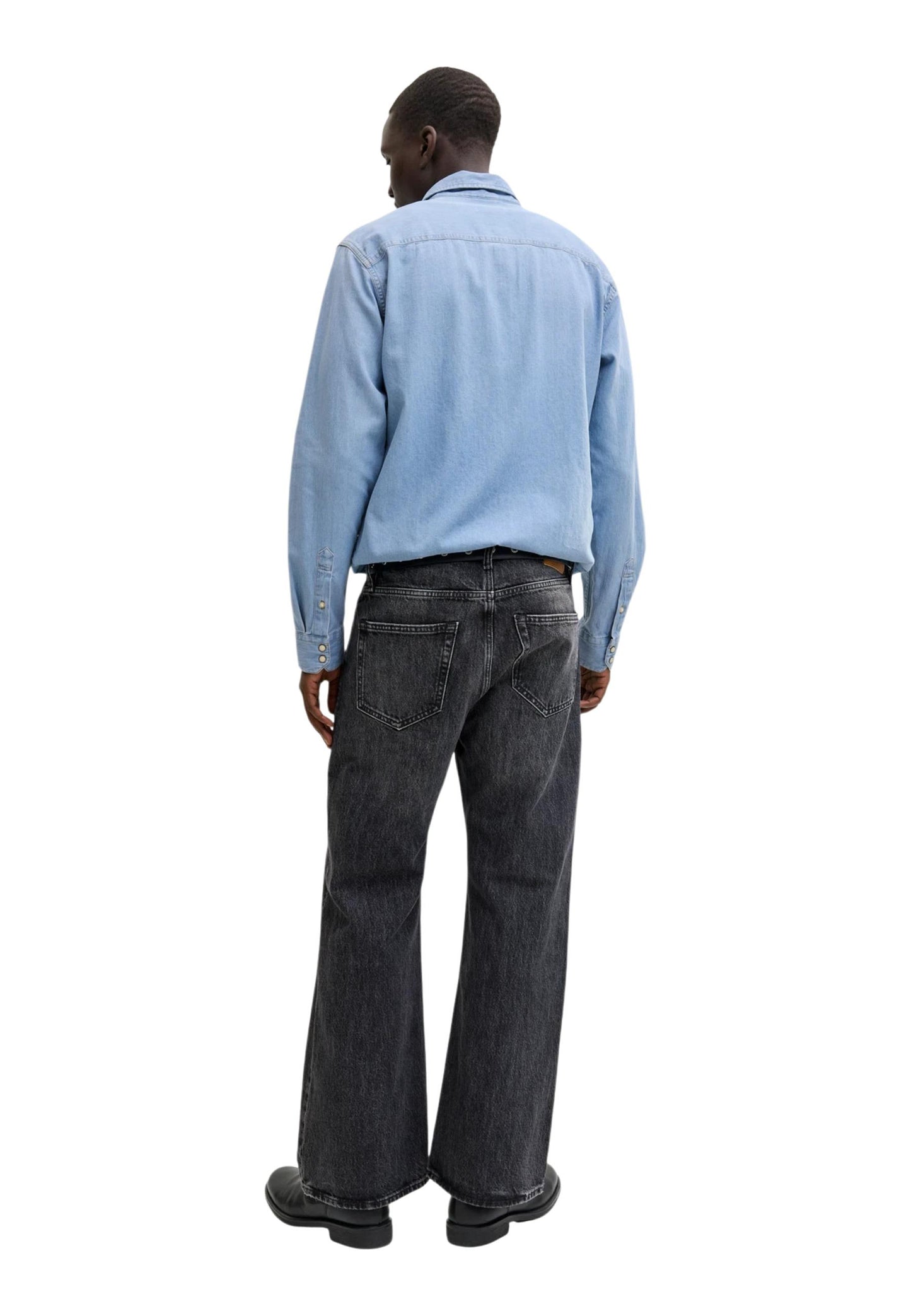 Jack Jones Camicia Uomo Jack Jones JJESHERIDAN L/S NOOS light blue  light blue