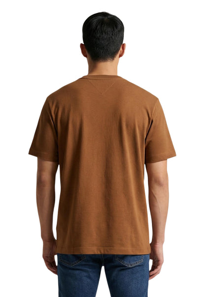 Tommy Hilfiger T-Shirt Uomo Tommy Hilfiger ESS SEASONAL REG FIT camel  camel