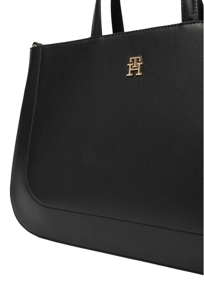 Tommy Hilfiger Borsa Donna Tommy Hilfiger TH GLAM SATCHEL black  black