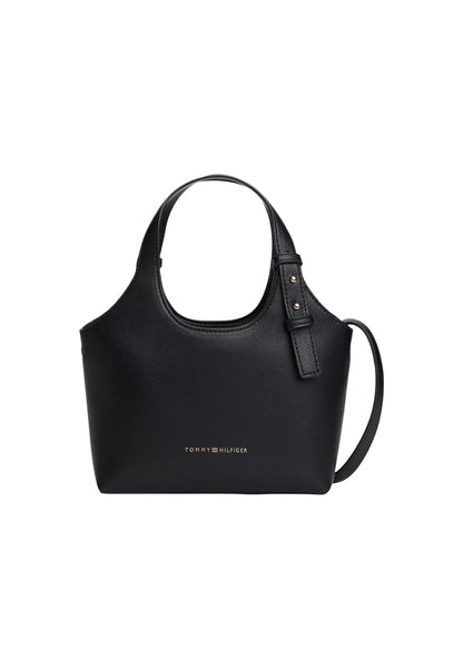 Tommy Hilfiger Borsa Donna Tommy Hilfiger TH LOGO MINI TOTE black  black