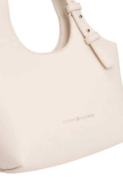Tommy Hilfiger Borsa Donna Tommy Hilfiger TH LOGO MINI TOTE beige  beige