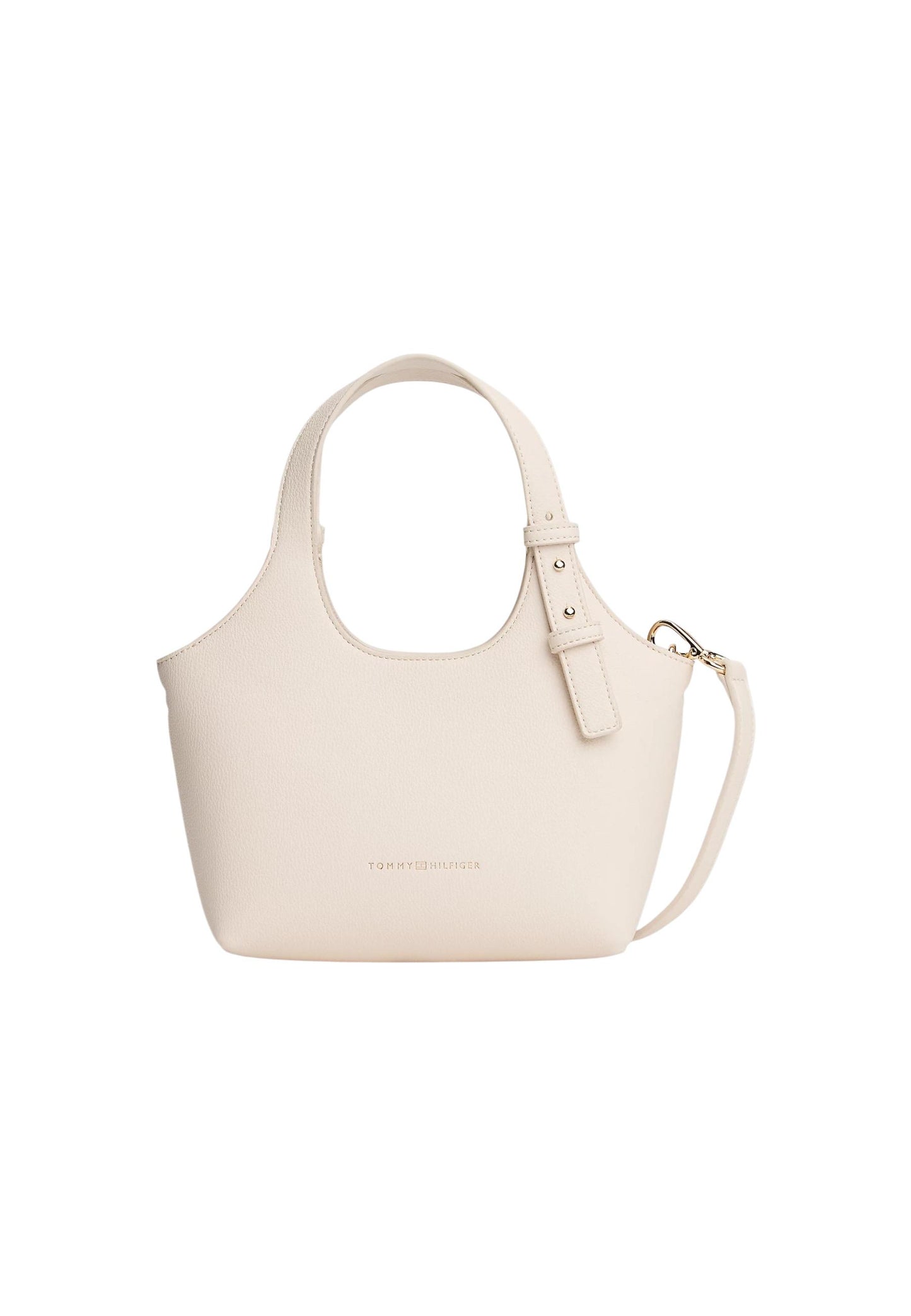 Tommy Hilfiger Borsa Donna Tommy Hilfiger TH LOGO MINI TOTE beige  beige