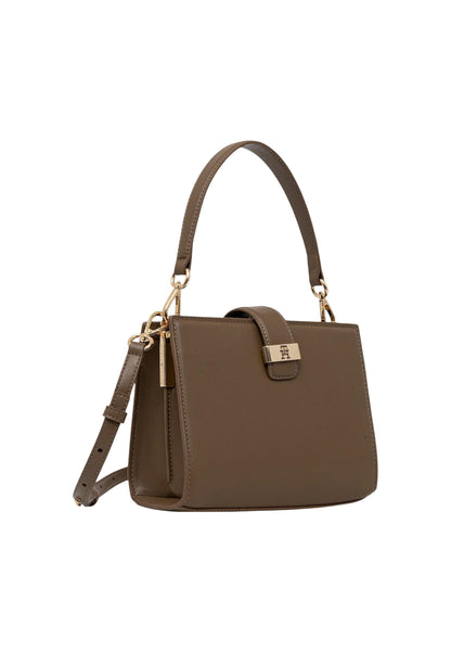 Tommy Hilfiger Borsa Donna Tommy Hilfiger TH HERITAGE MINI SATCHEL brown  brown