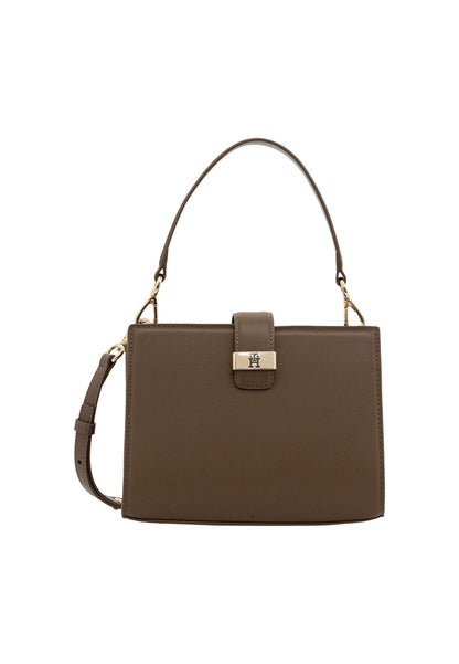 Tommy Hilfiger Borsa Donna Tommy Hilfiger TH HERITAGE MINI SATCHEL brown  brown