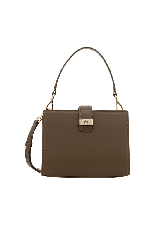 Tommy Hilfiger Borsa Donna Tommy Hilfiger TH HERITAGE MINI SATCHEL brown  brown