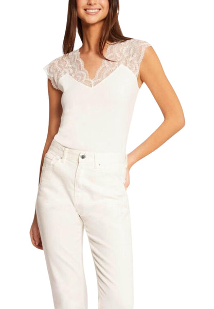 Morgan De Toi Canotta Donna Morgan De Toi DEBARDEUR white  white