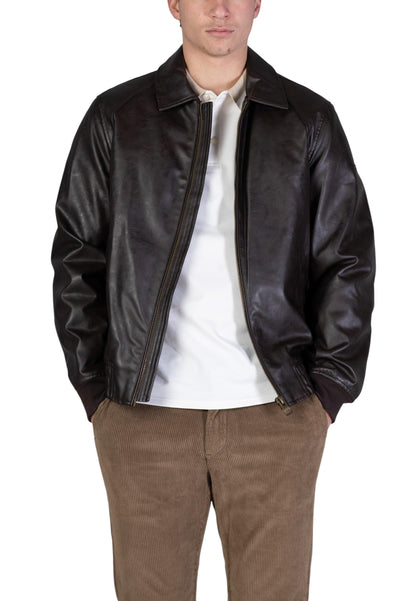 Guess Giacca Uomo Guess AVIATOR JACKET brown  brown