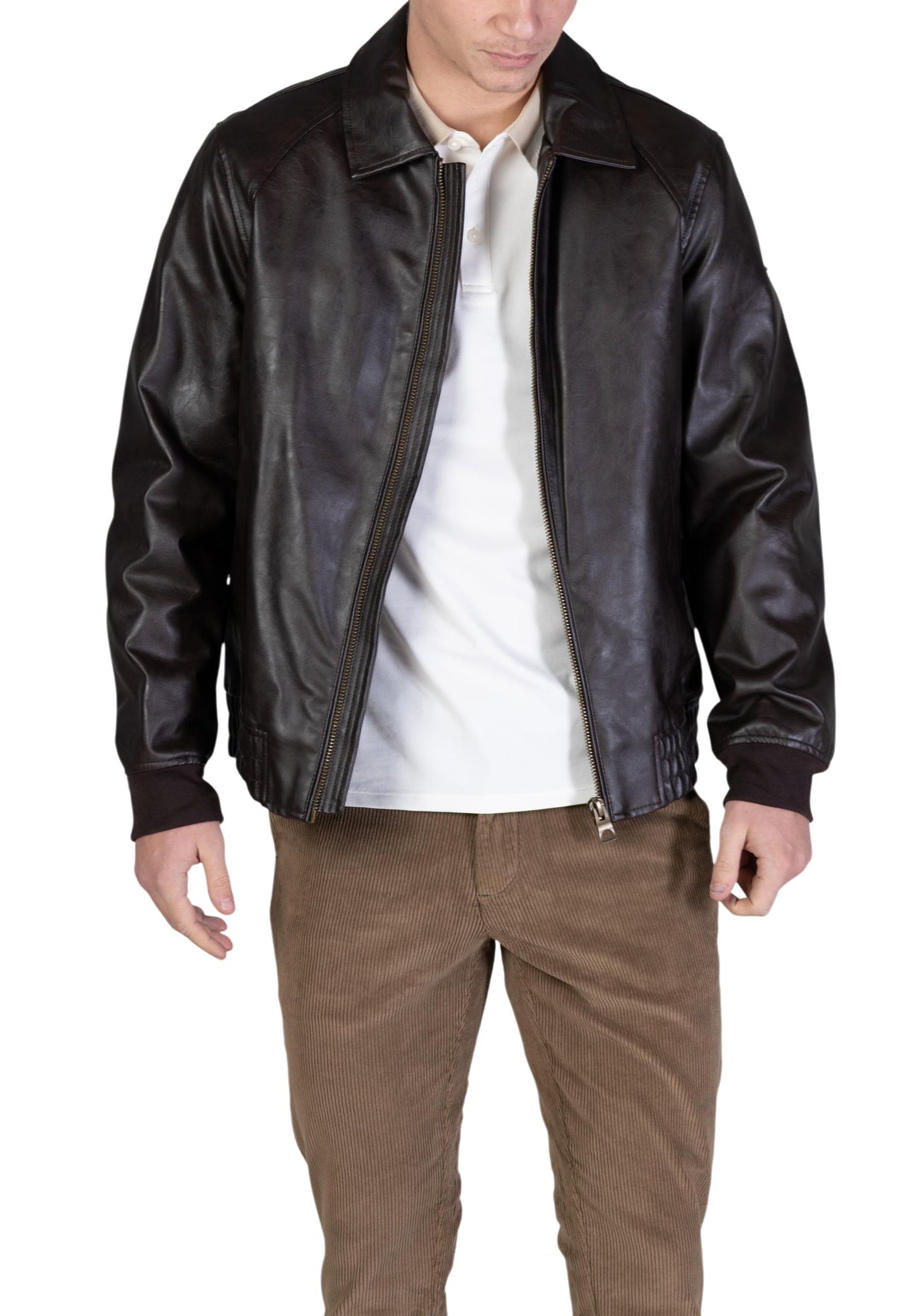 Guess Giacca Uomo Guess AVIATOR JACKET brown  brown