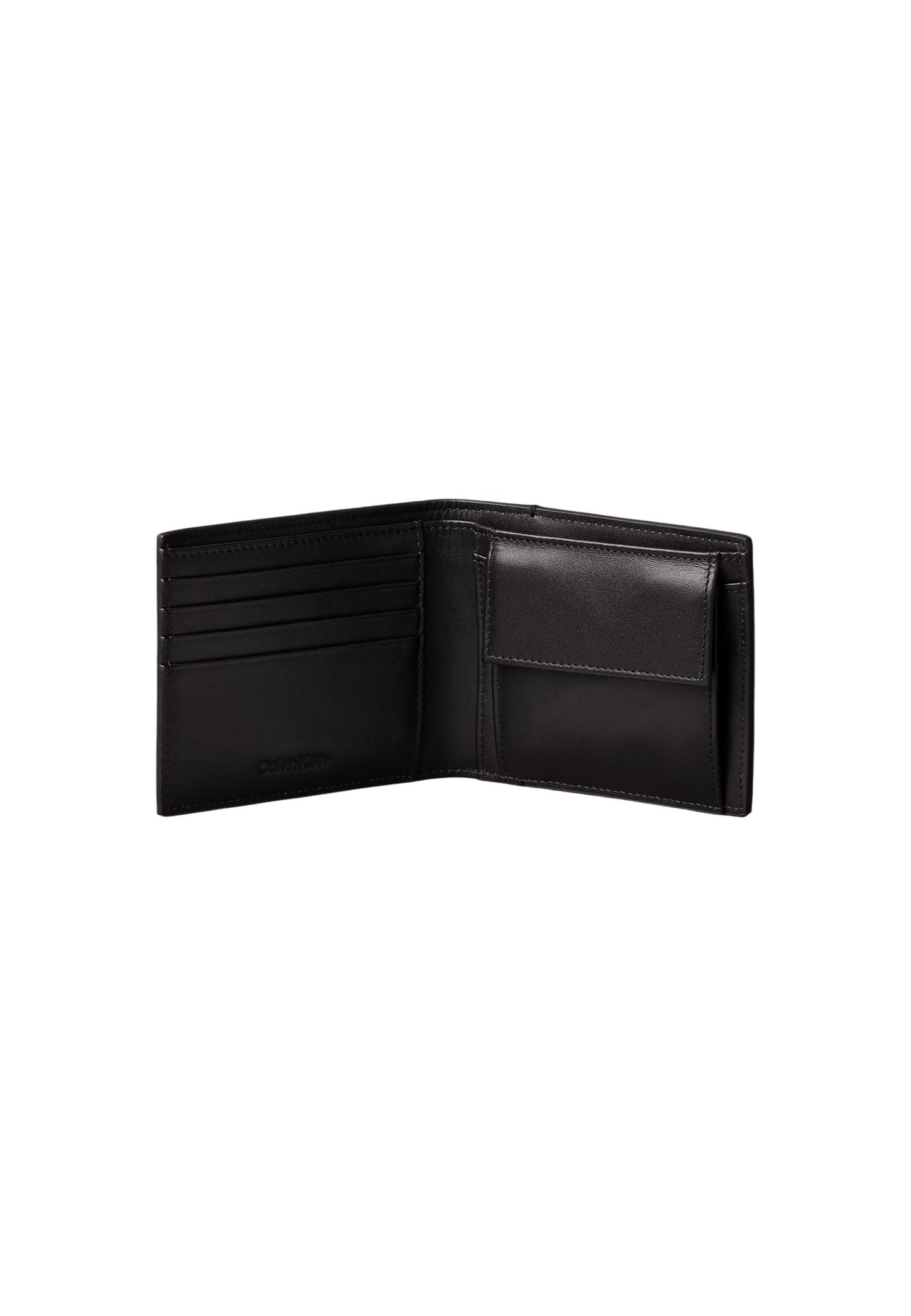 Calvin Klein Portafogli Uomo Calvin Klein EMBOSSED WOVEN BILLFOLD W/ COIN black  black