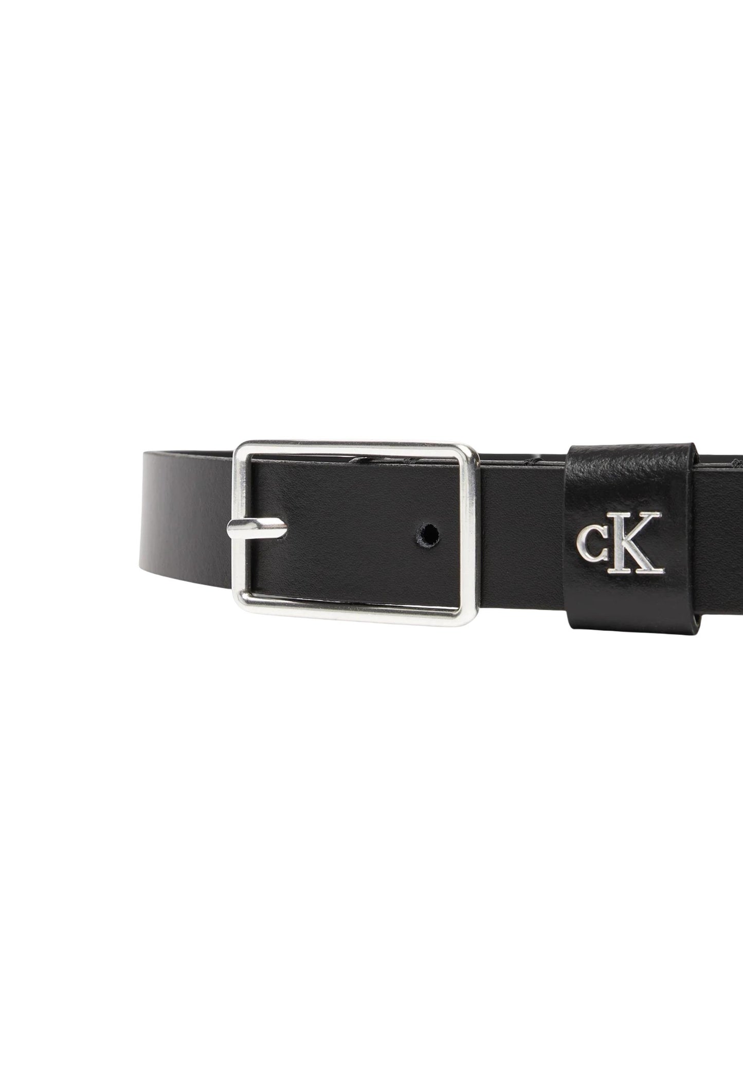 Calvin Klein Cintura Donna Calvin Klein SQUARE BUCKLE CK LOOP 25MM black  black