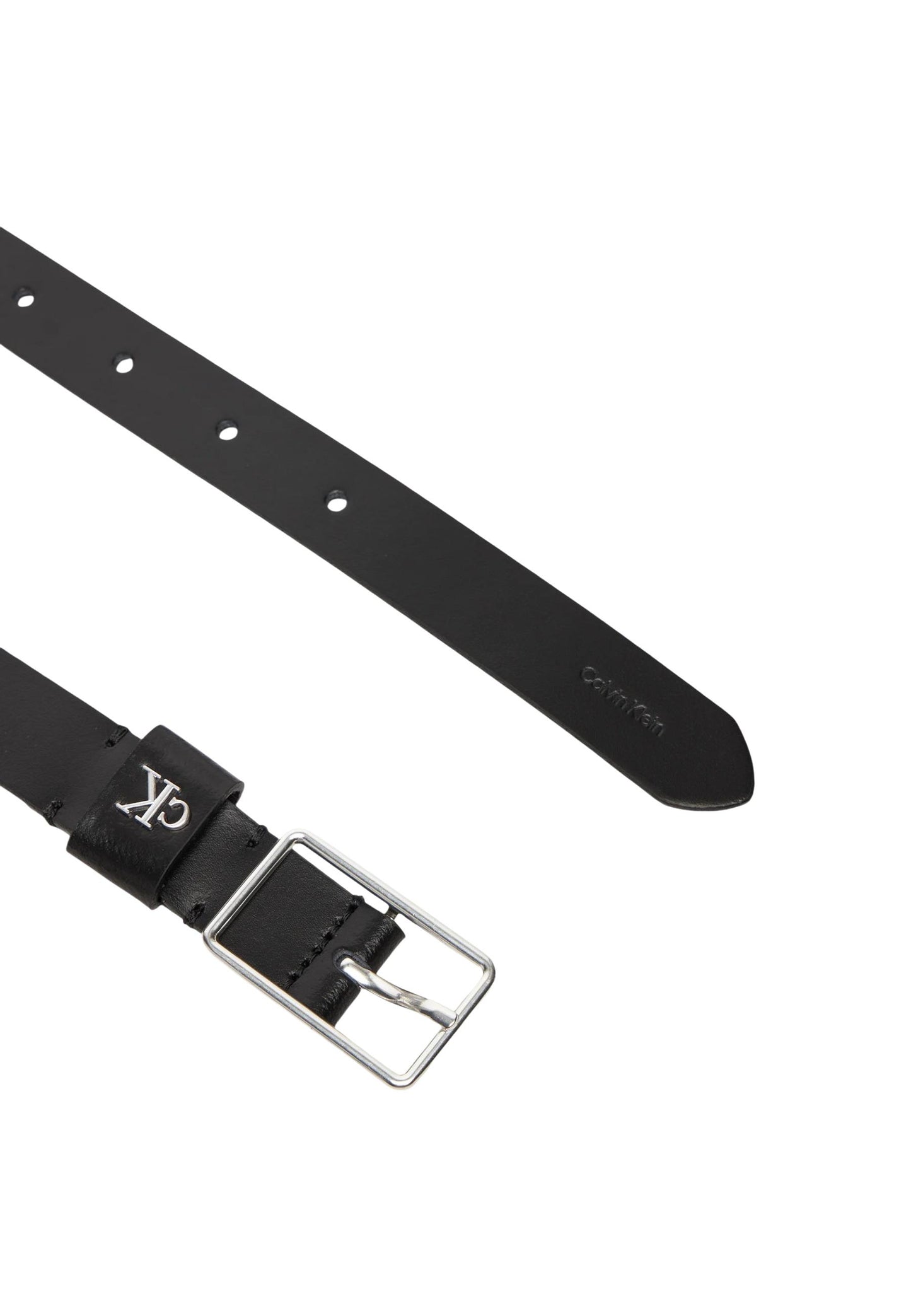 Calvin Klein Cintura Donna Calvin Klein SQUARE BUCKLE CK LOOP 25MM black  black