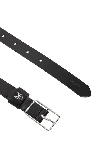 Calvin Klein Cintura Donna Calvin Klein SQUARE BUCKLE CK LOOP 25MM black  black