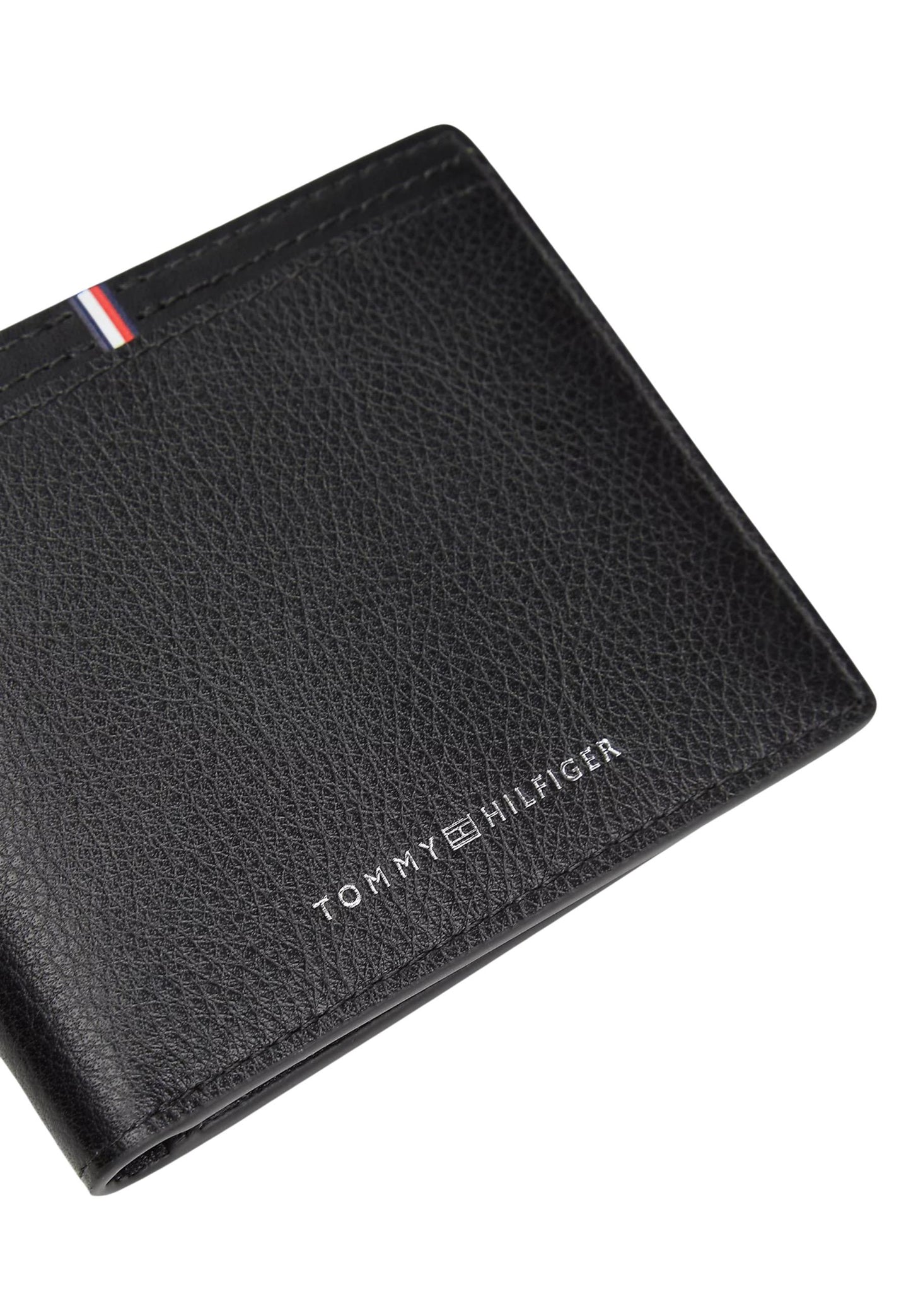 Tommy Hilfiger Portafogli Uomo Tommy Hilfiger TH CORP MINI CC WALLET black  black