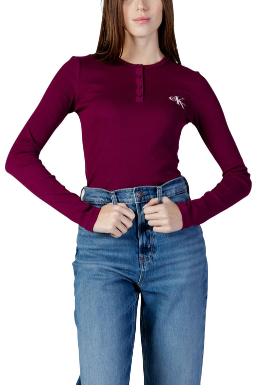 Calvin Klein Jeans T-Shirt Donna Calvin Klein Jeans  bordeaux  bordeaux