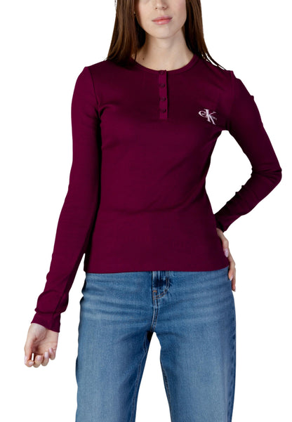 Calvin Klein Jeans T-Shirt Donna Calvin Klein Jeans  bordeaux  bordeaux
