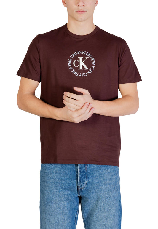 Calvin Klein Jeans T-Shirt Uomo Calvin Klein Jeans  brown  brown