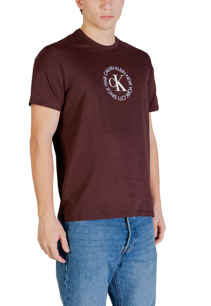 Calvin Klein Jeans T-Shirt Uomo Calvin Klein Jeans  brown  brown