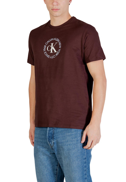 Calvin Klein Jeans T-Shirt Uomo Calvin Klein Jeans  brown  brown