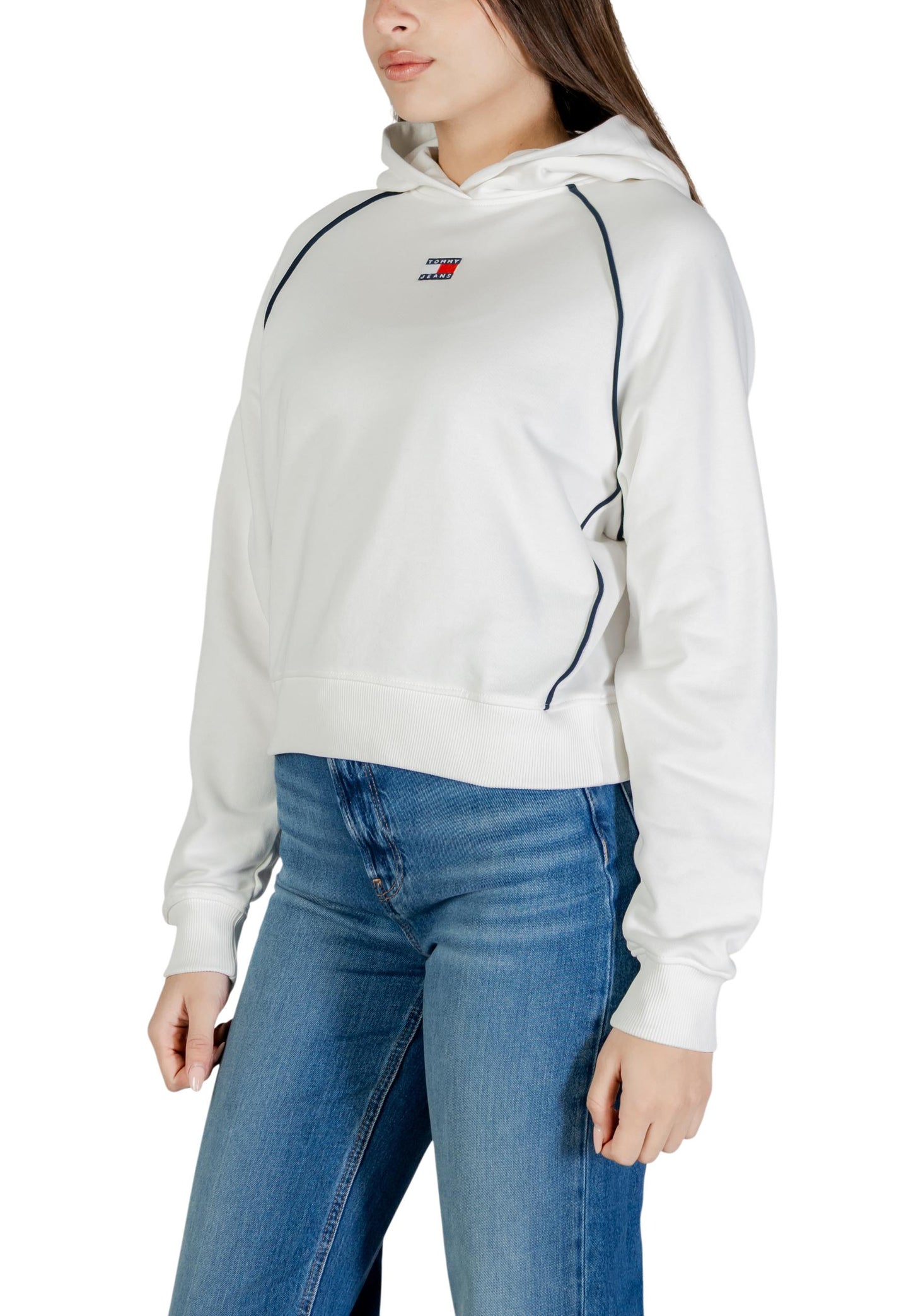 Tommy Hilfiger Jeans Felpa Donna Tommy Hilfiger Jeans  white  white