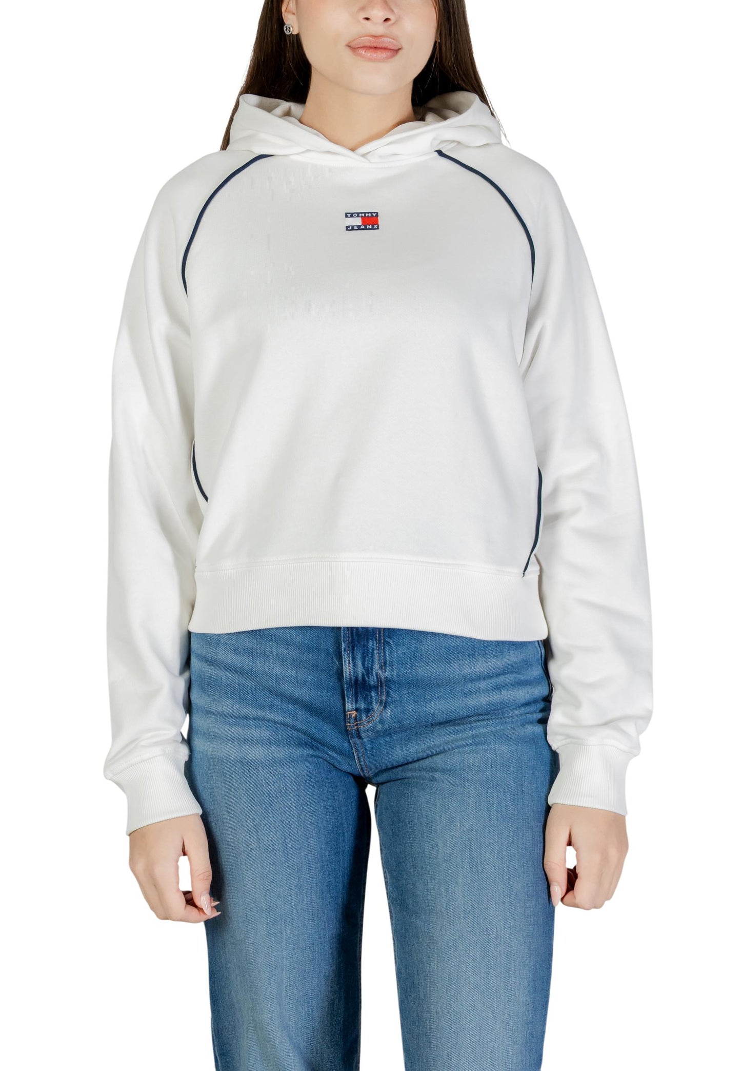 Tommy Hilfiger Jeans Felpa Donna Tommy Hilfiger Jeans  white  white