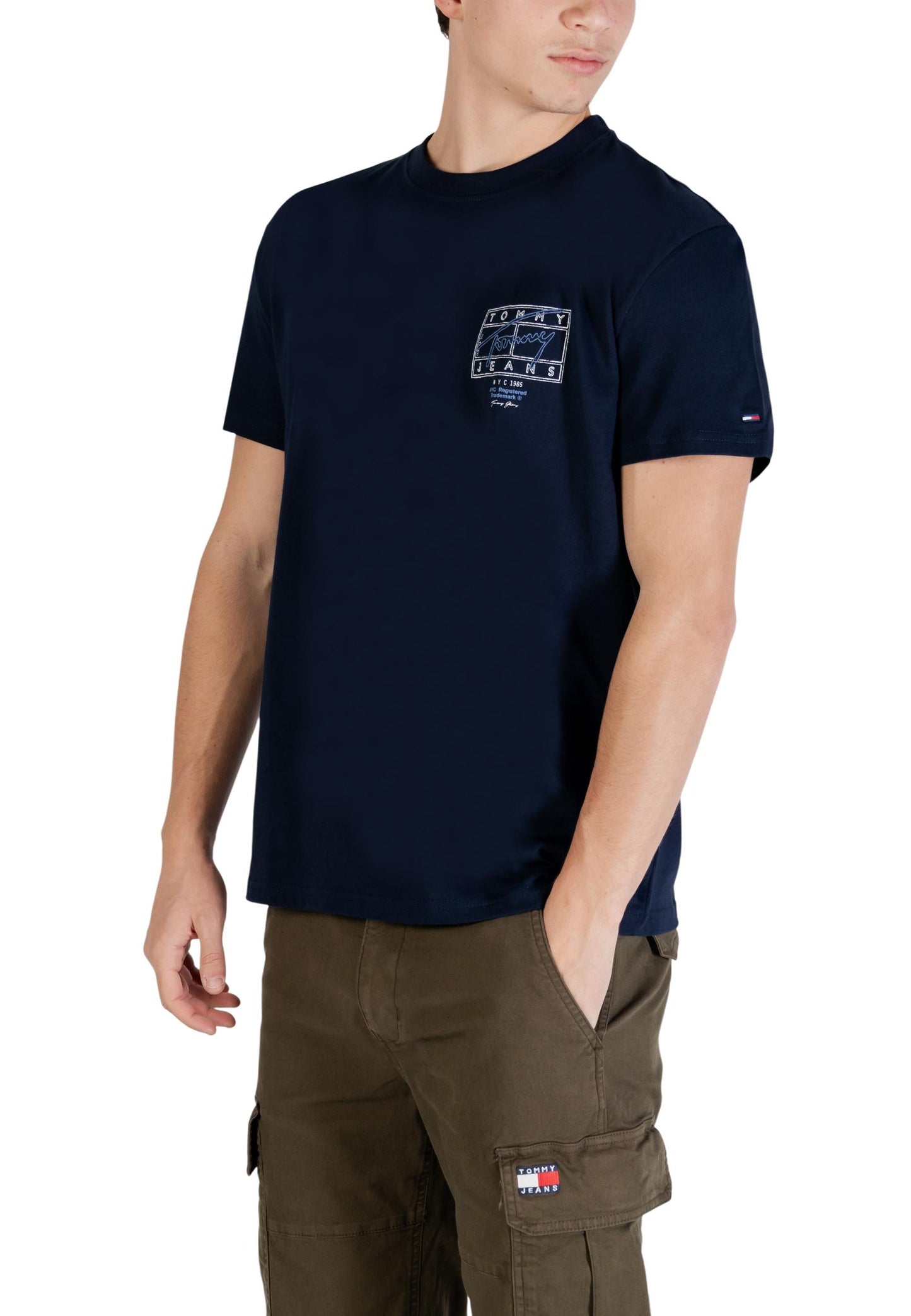 Tommy Hilfiger Jeans T-Shirt Uomo Tommy Hilfiger Jeans  blue  blue
