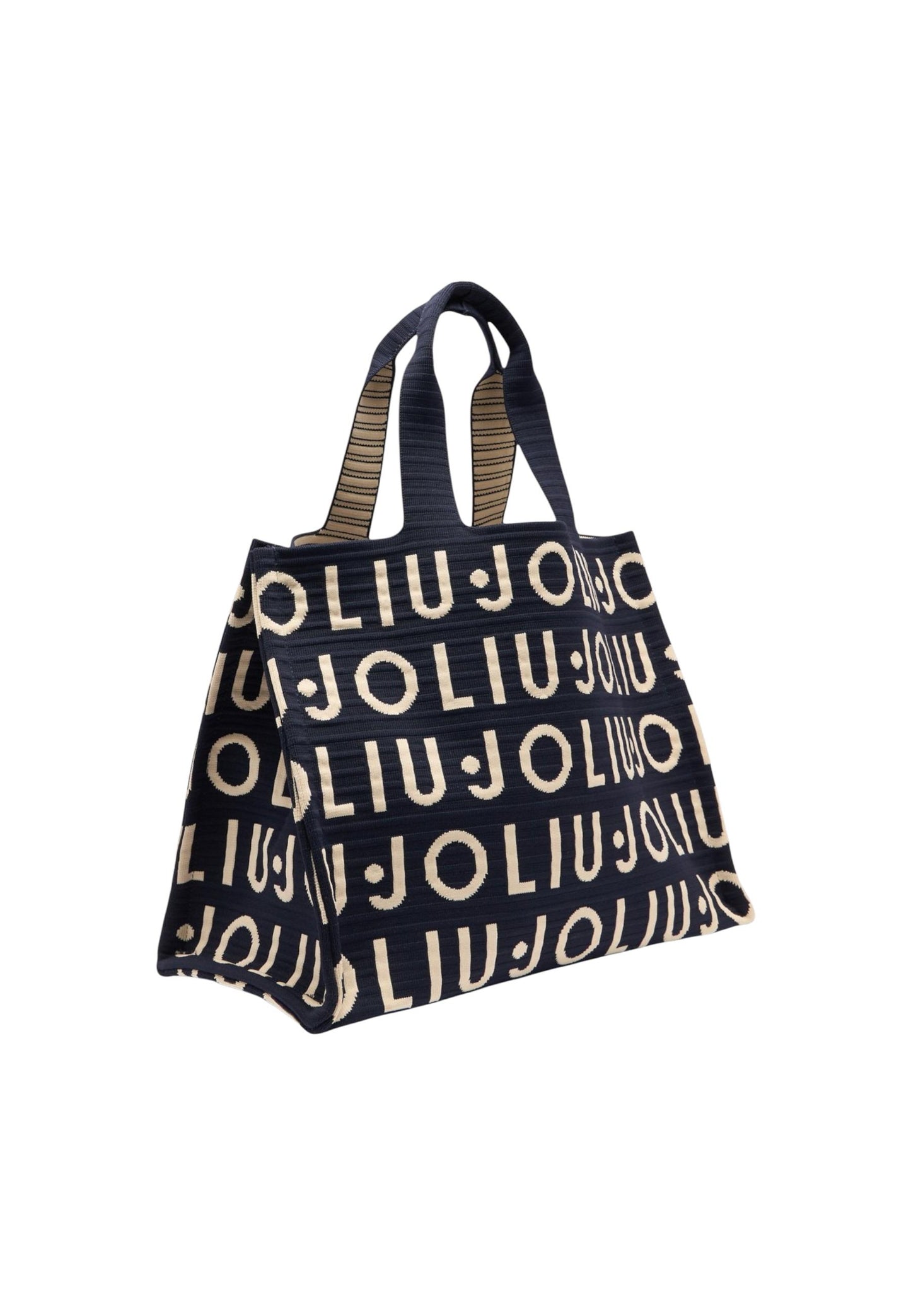 Liu Jo Borsa Donna Liu Jo L TOTE KNITTED LOGO black  black