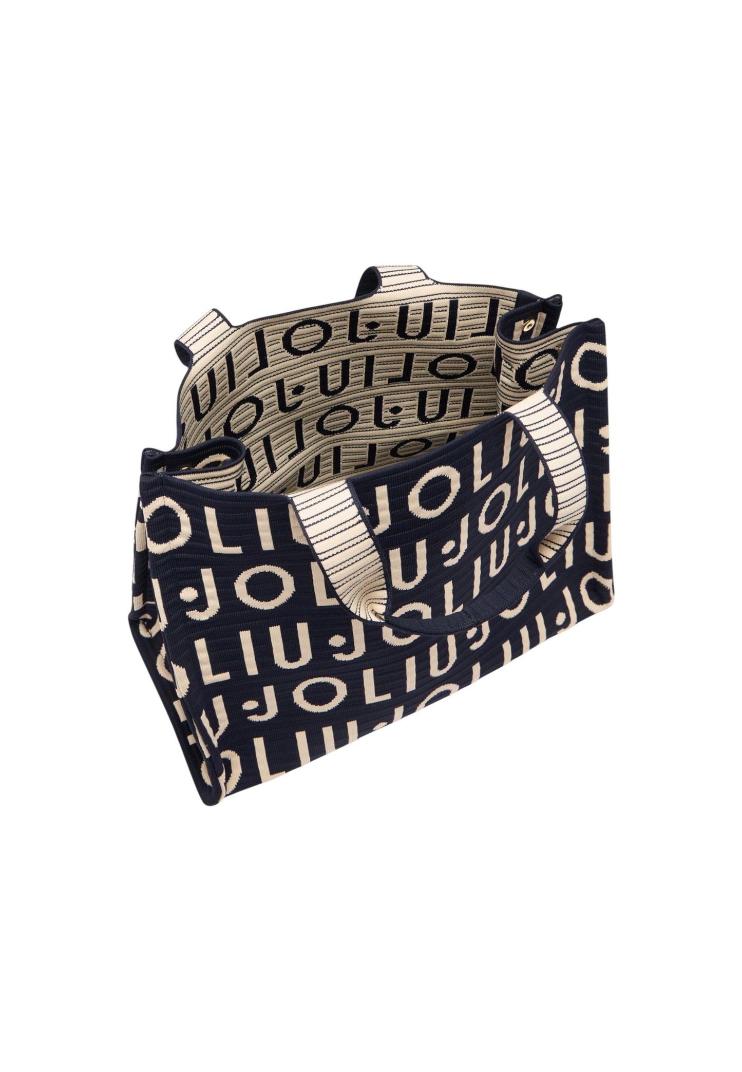 Liu Jo Borsa Donna Liu Jo L TOTE KNITTED LOGO black  black