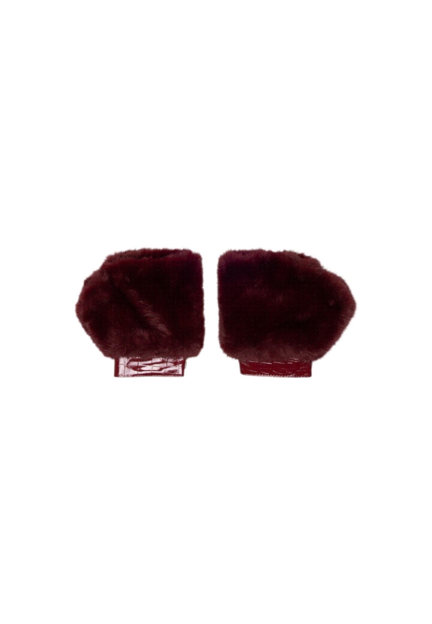 Ayfee Guanti Donna Ayfee MANICOTTI FAKE FUR bordeaux  bordeaux
