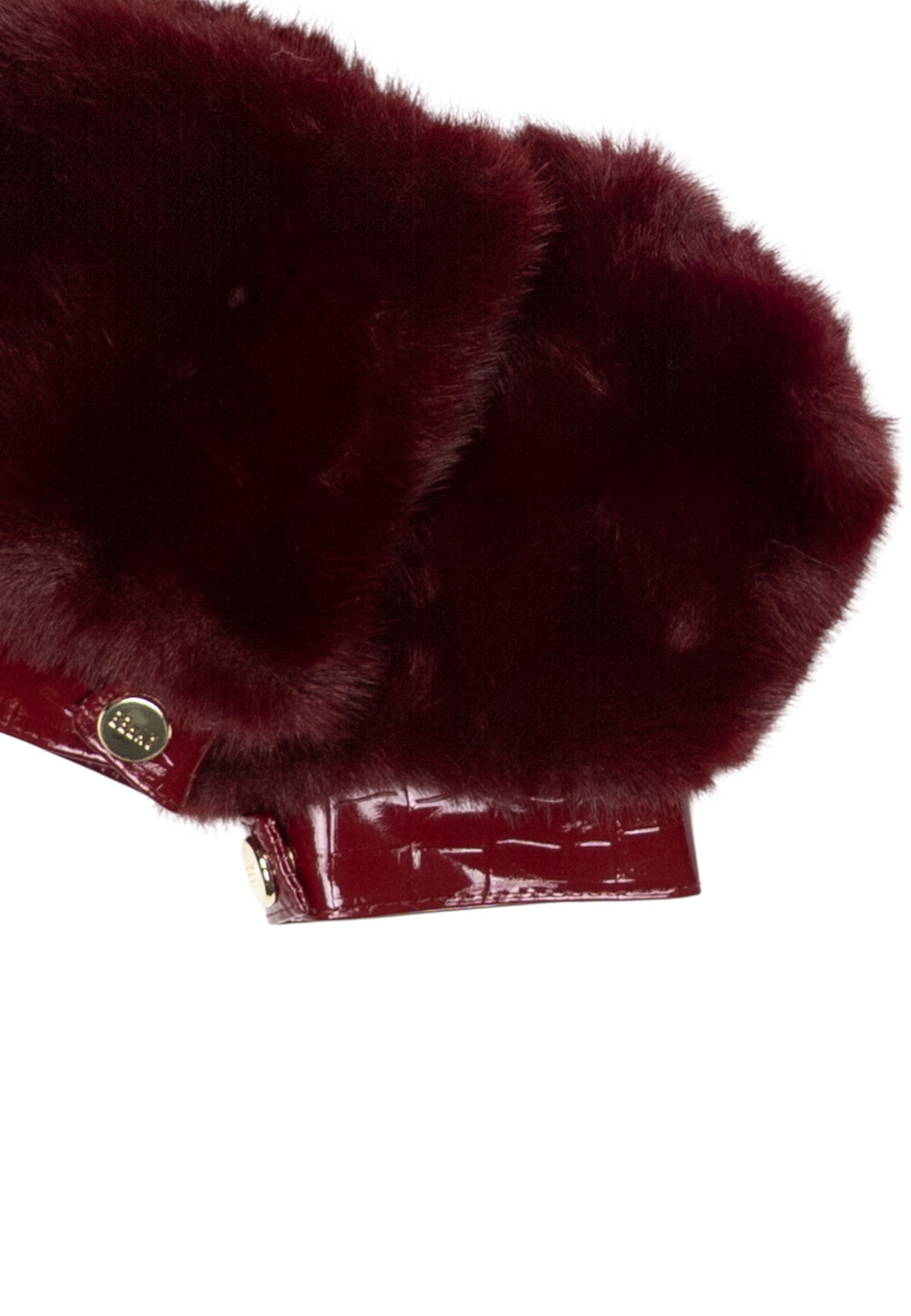 Ayfee Guanti Donna Ayfee MANICOTTI FAKE FUR bordeaux  bordeaux