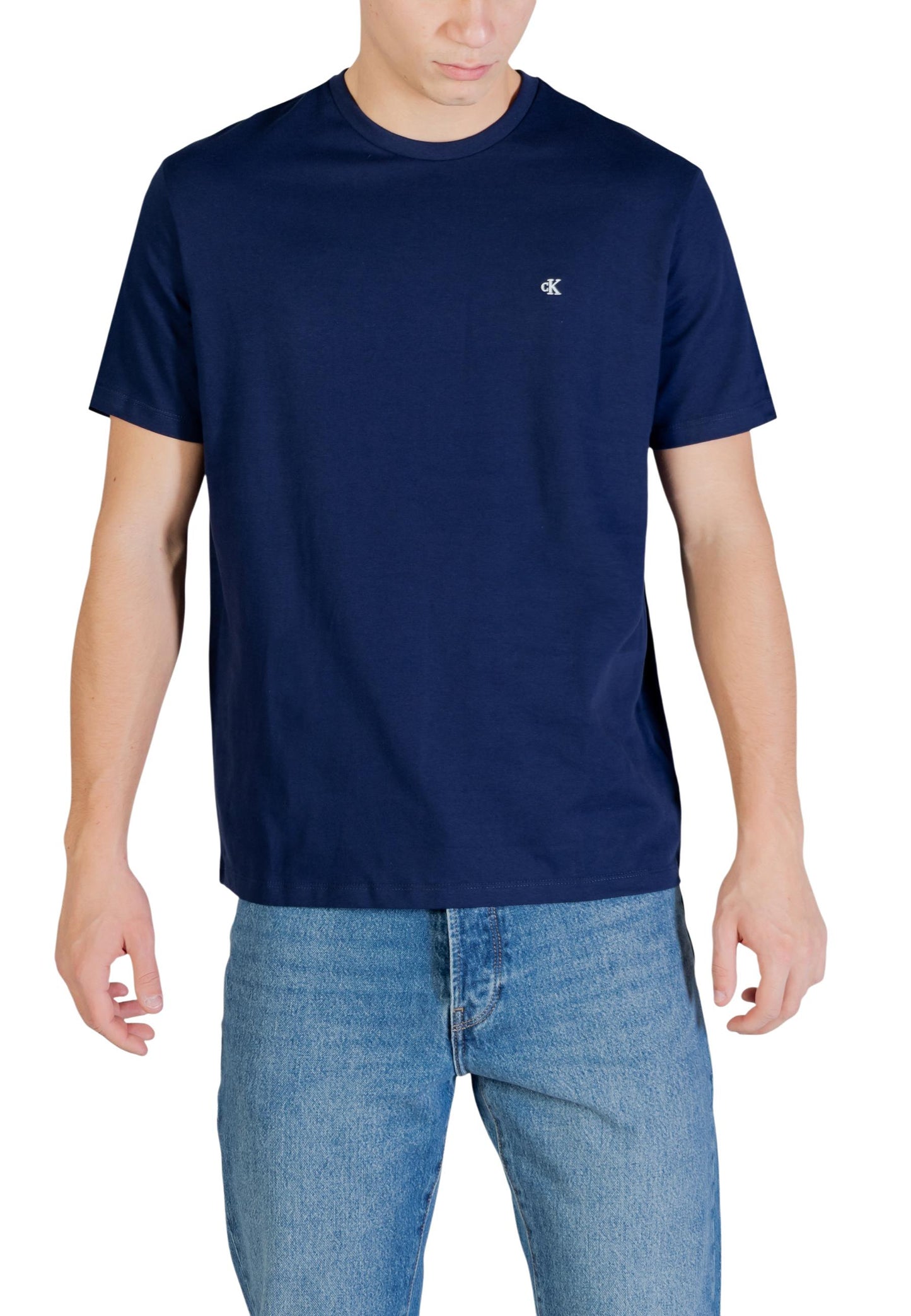 Calvin Klein Jeans T-Shirt Uomo Calvin Klein Jeans SS CLASSIC MONOGRAM blue  blue