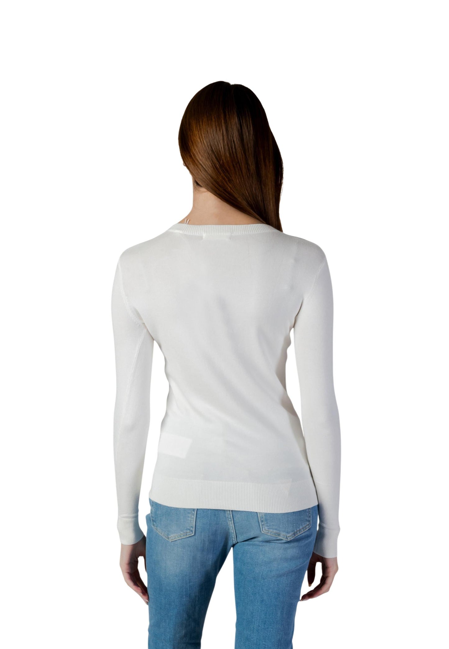 Guess Maglia Donna Guess LS VN STEPHANIE LOGO SWTR beige  beige