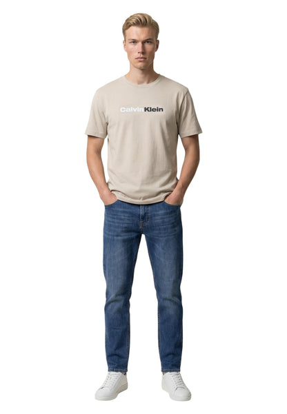 Calvin Klein Jeans T-Shirt Uomo Calvin Klein Jeans 30S EU WHOLESALE beige  beige