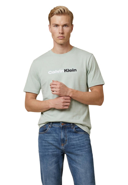 Calvin Klein Jeans T-Shirt Uomo Calvin Klein Jeans 30S EU WHOLESALE light blue  light blue