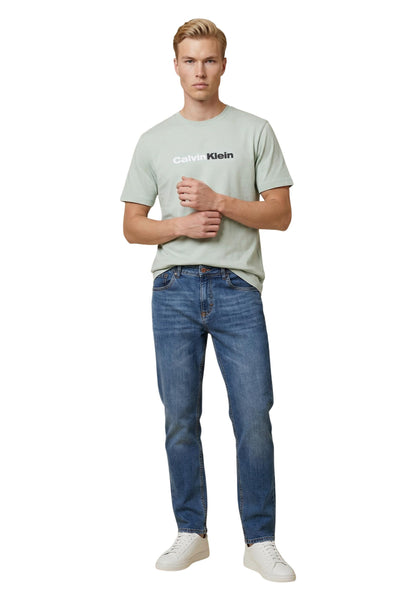Calvin Klein Jeans T-Shirt Uomo Calvin Klein Jeans 30S EU WHOLESALE light blue  light blue