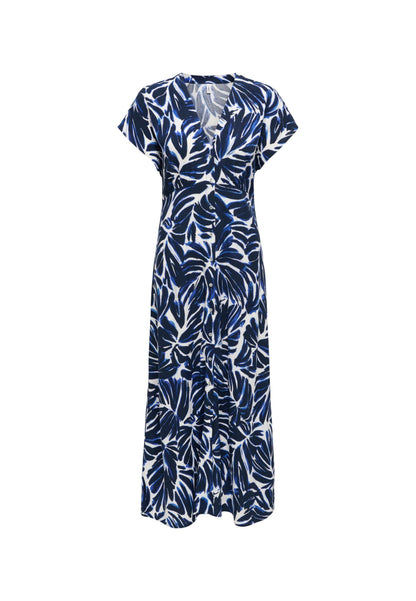 Only Abito Donna Only Onlnova Life Vis Mollie Long Dress Wvn blue  blue