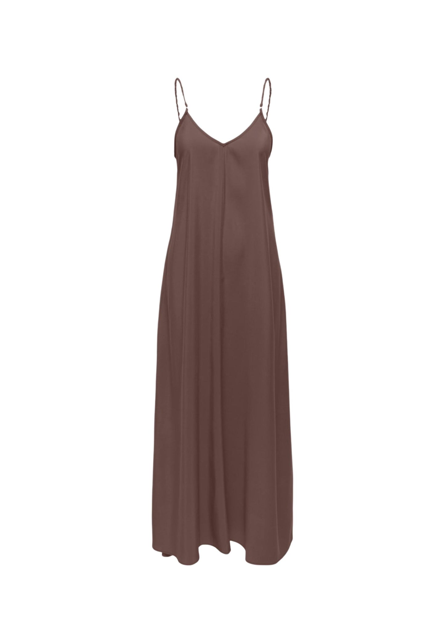 Only Abito Donna Only Onlmadeli Oaklyn Strap Long Dress Wvn brown  brown