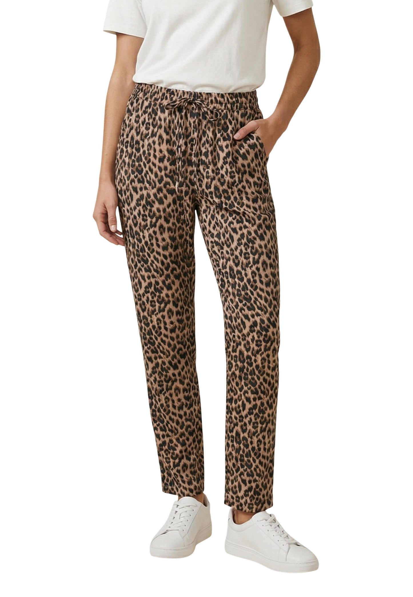 Only Pantaloni Donna Only ONLNOVA LIFE VIS PANT AOP brown  brown