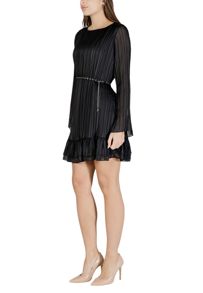 Guess Abito Donna Guess LS ILENIA PLEAT DRESS black  black