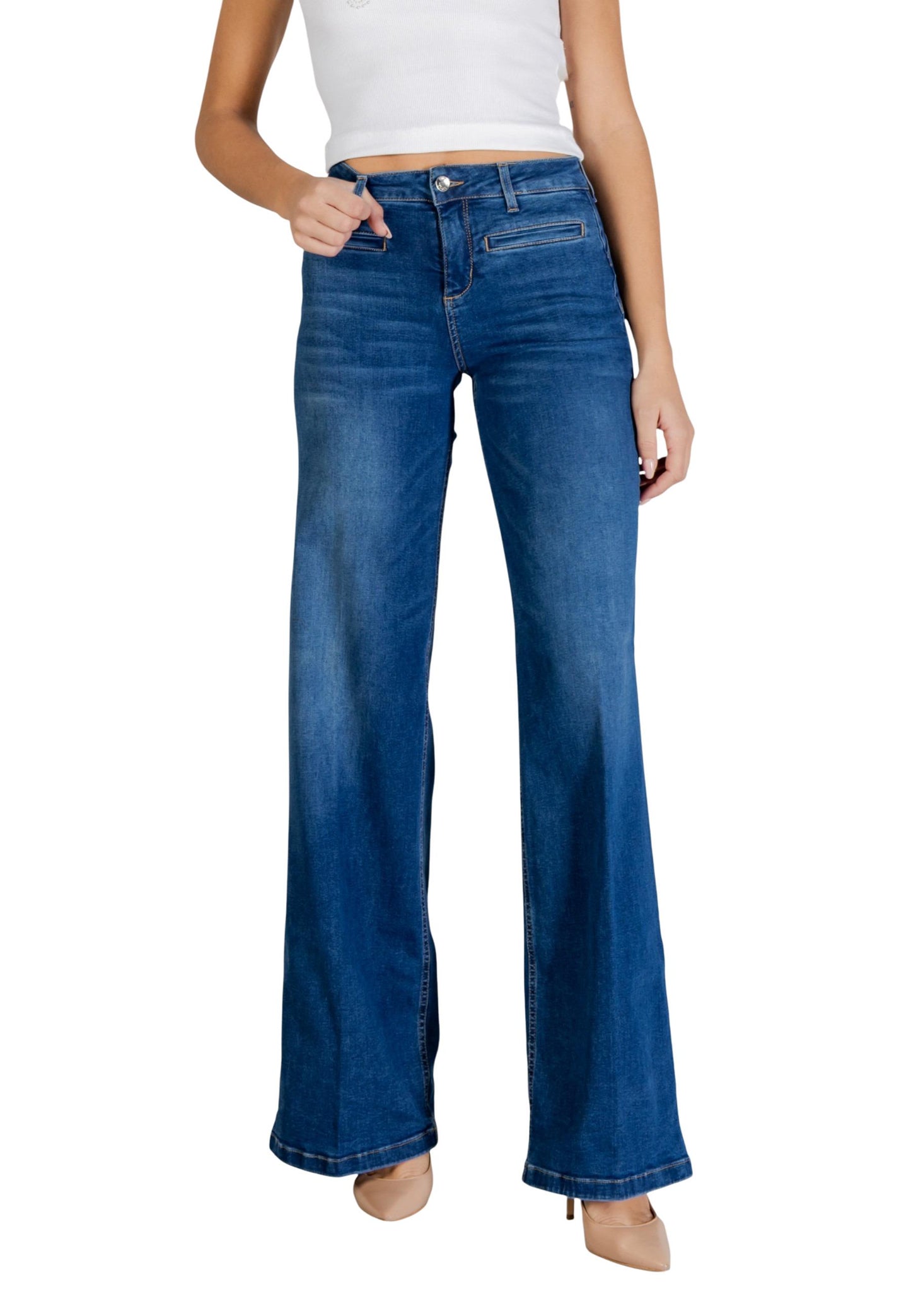Liu Jo Pantaloni Donna Liu Jo ECS B.UP PARFAIT FLARE H.W. blue  blue